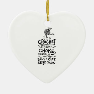 Häkeln Geschenk für Häkler Keramik Ornament