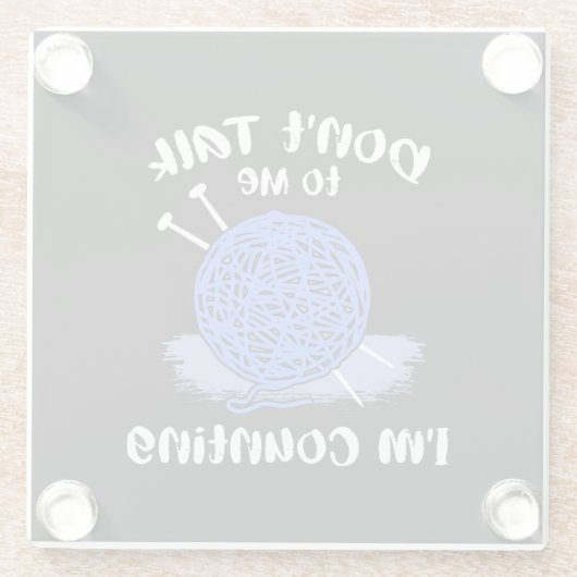 Häkeln Glasuntersetzer (Rückseite)