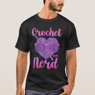 Häkeln Häkeln Häkeln Verrückter T-Shirt