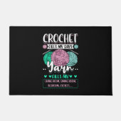 Häkeln - Häkeltische Tage Fußmatte (Vorderseite)