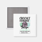 Häkeln - Häkeltische Tage Magnet (Vorderseite/Rückseite)