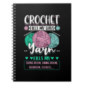 Häkeln - Häkeltische Tage Notizblock (Vorderseite)