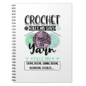 Häkeln - Häkeltische Tage Notizblock (Vorderseite)