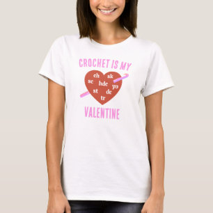 HÄKELN IST MEIN VALENTINSTAG T-Shirt