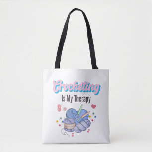 Häkeln ist meine Therapie - Garnkunst Tasche