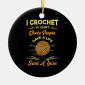 Häkeln Keramik Ornament (Vorne)