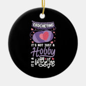 Häkeln Keramik Ornament (Vorne)