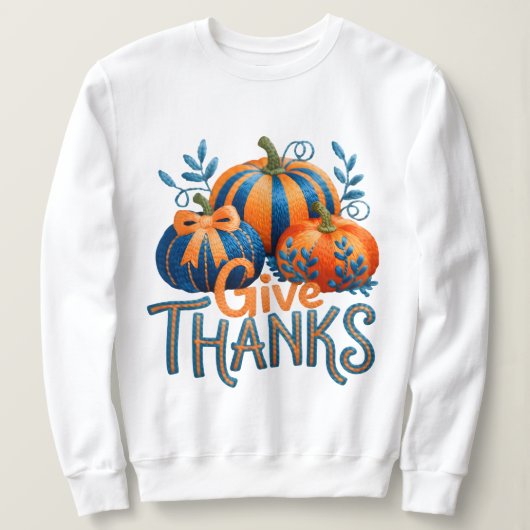 Häkeln mit Latch-Hook-Garn - Dankeschön Sweatshirt (Design vorne)