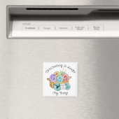 Häkeln Personalisiert Magnet (In Situ (Geschirrspüler))