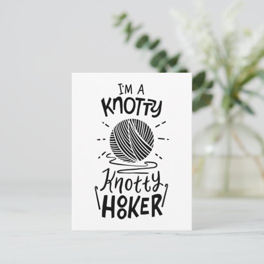 Häkeln Postkarte (Stehend Vorderseite)