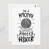 Häkeln Postkarte (Vorne/Hinten)