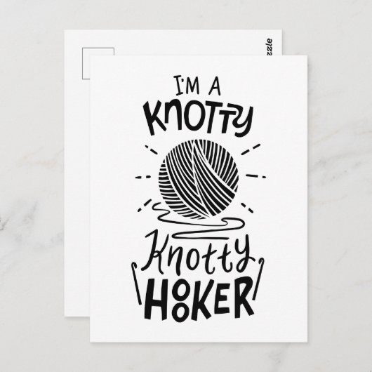 Häkeln Postkarte (Vorne/Hinten)