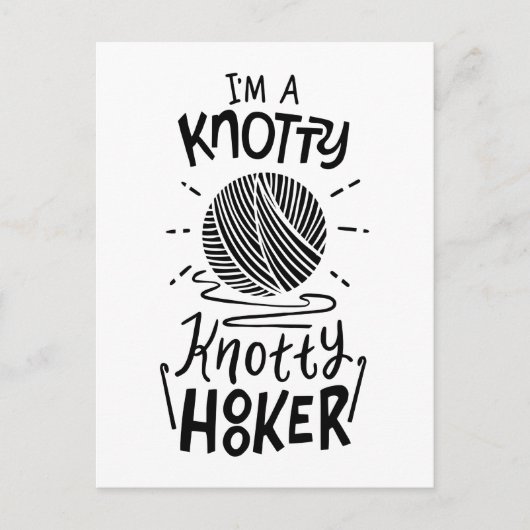 Häkeln Postkarte (Vorderseite)