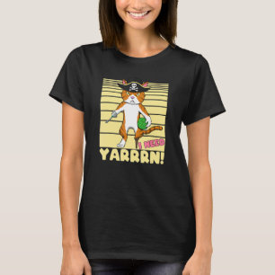 Häkeln Pun Piratenkatze Mit Wolle Und Häkelnadel T-Shirt
