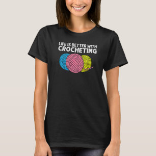 Häkeln Quilting Nähen Frauen Mädchen T-Shirt