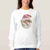 Häkeln Santa Weihnachten Sweatshirt (Vorderseite)