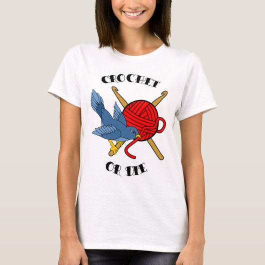 Häkeln Sie oder die Tätowierung T-Shirt (Vorderseite)