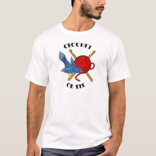 Häkeln Sie oder die Tätowierung T-Shirt