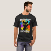 Häkeln Sie schwarze Katze T-Shirt (Vorne ganz)