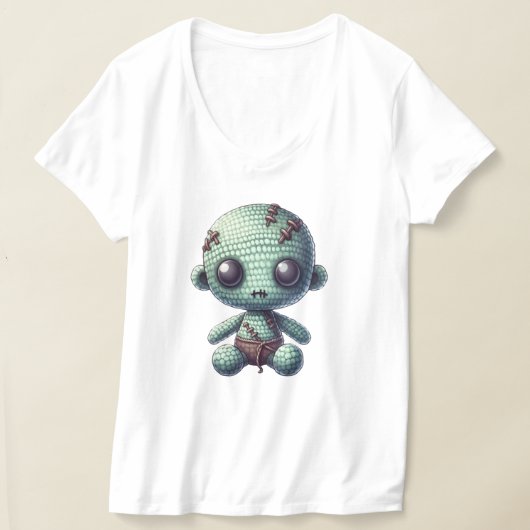 Häkeln Sie süße Voodoo-Puppe T-Shirt (Ablage )