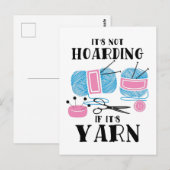 Häkeln Stricken Geschenke Postkarte (Vorne/Hinten)