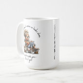 Häkeln Stricken Lustiges Zitat Kaffeetasse (Vorderseite Links)