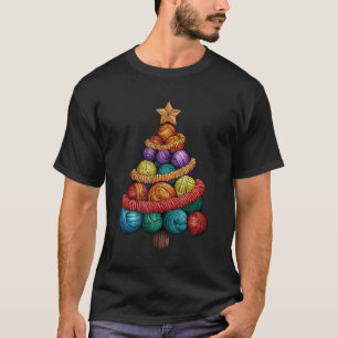 Häkeln Stricken Quilten Nähen Bälle Garn Weihnacht T-Shirt