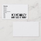 Häkeln, was sonst dort ist? visitenkarte (Vorne/Hinten)