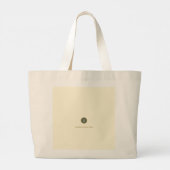 Häkeln Werkzeugtasche Häkeln & Tee trinken, benutz Jumbo Stoffbeutel (Rückseite)