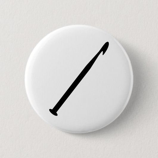 Häkelnadel Button (Vorderseite)