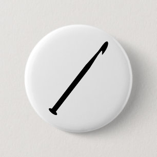 Häkelnadel Button