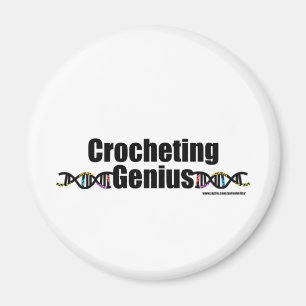 Häkelnde Waren des Genie-DNS Magnet