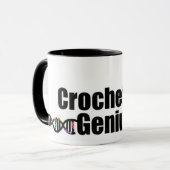 Häkelnde Waren des Genie-DNS Tasse (Vorderseite Links)