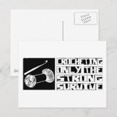 Häkelüberleben Postkarte (Vorne/Hinten)