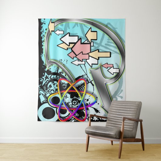 Haken #1 Tapestry Wandteppich (Beispiel)