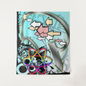 Haken #1 Tapestry Wandteppich (Vorderseite)