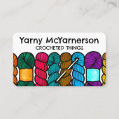 Haken aus gezwirntem Garn Visitenkarte (Vorderseite)