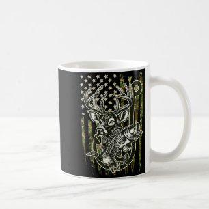 Haken Geweih Herz Liebe Angeln Jagen Fisch Hirsch  Kaffeetasse