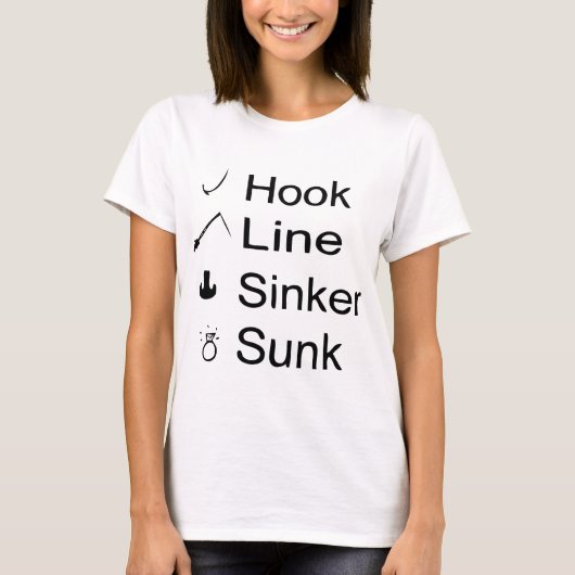 Haken, Line, Sinker, Sunk T-Shirt (Vorderseite)