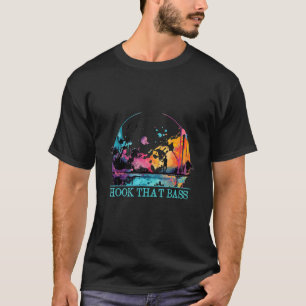 Haken Sie diesen Bass Fliegenfischen Jagen Angeln T-Shirt