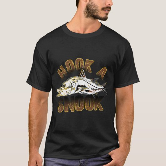 Haken Sie einen Snook T-Shirt (Vorderseite)