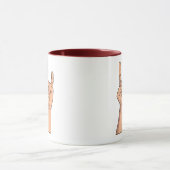Haken Sie sie Handzeichen-Geste Tasse (Zentrum)