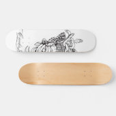 Haken u. Schloss-Medusa-Kern 1 Skateboard (Horizontal)