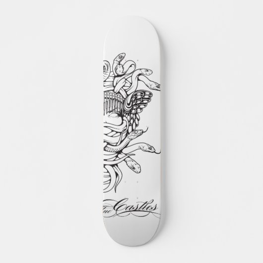 Haken u. Schloss-Medusa-Kern 2 Skateboard (Vorne)