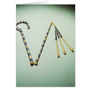 Haken und Dreschflegel, vom Grab von Tutankhamun
