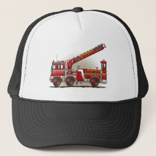 Haken-und Leiter-Löschfahrzeug-Hut Truckerkappe