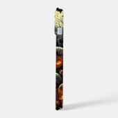 Hakenkürbis, Fledermäuse, Bäume, Kürbiskins iPhone 15 Hülle (Linke Seite)