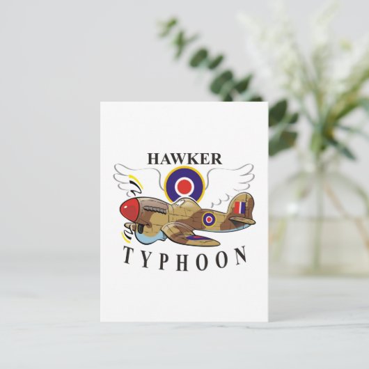 Hakenschwärmer Postkarte (Stehend Vorderseite)