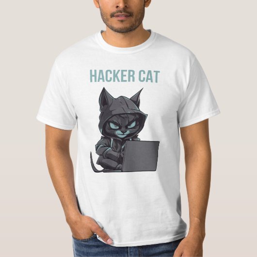 Haker Cat T-Shirt (Vorderseite)