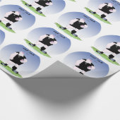 Hakka-Rugbyregeln! , tonyu fernandes Geschenkpapier (Ecke)
